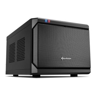 Sharkoon QB One Schwarz - Midi/Minitower ITX, Mini-ITX 3,5 " - PC-/Server Netzteil Kühler - USB, USB 2.0, USB 3.0