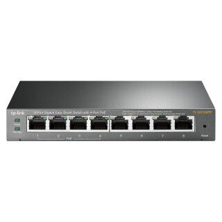 8P TP-LINK TL-SG108PE Metall 4x POE