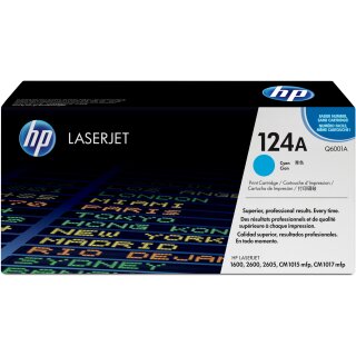 HP Toner 124A Q6001A Cyan