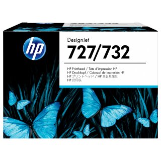 HP 727 Original Druckkopf schwarz und farbig Standardkapazitt 1er-Pack