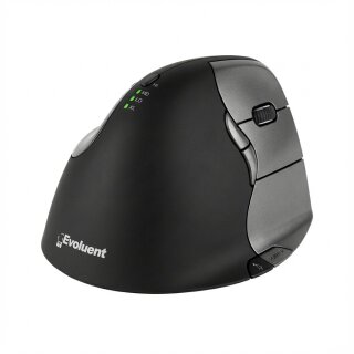 Evoluent Vertical Mouse 4 wireless black - silver