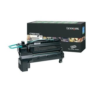 LEXMARK Toner schwarz Rck C792 ca.20.000S. Rckgabekassette