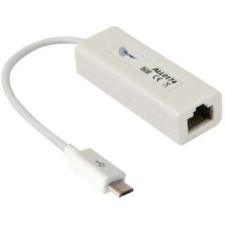 ALLNET Micro USB 2.0 -> Fast Ethernet RJ45 Netzwerkkarte ALL0174 ALLTRAVEL