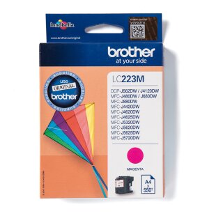 Brother Tinte LC-223M Magenta bis zu 550 Seiten nach ISO/IEC 24711