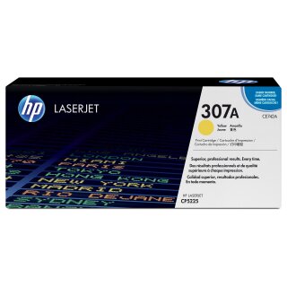 HP original Colour LaserJet CE742A Toner cartridge yellow standard capacity 7.300 pages 1-pack