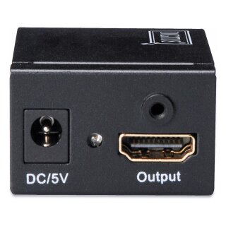 DIGITUS HDMI-Repeater m.Wandbefestigung bis 35m 225MHz schw