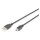 DIGITUS USB 2.0 Anschlusskabel Typ A -mini B St/St 1.0m, sw