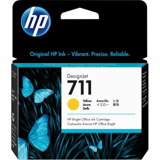 HP Tinte 711 CZ132A Gelb