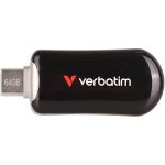 STICK Verbatim Plectra Black 64GB USB-C Flash Drive 30224