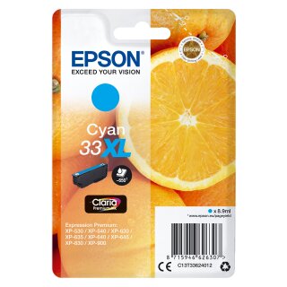 Epson Tinte 33XL C13T33624012 Cyan