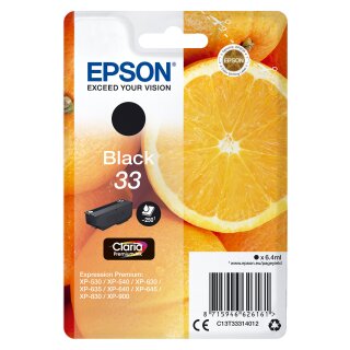 Epson Tinte 4LB Singlepack Black 33 Claria Premium Ink