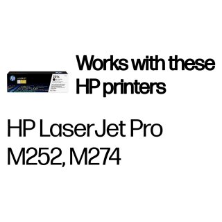 HP Toner 201X CF400X Schwarz bis zu 2.800 Seiten ISO/IEC 19798