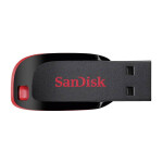 STICK 32GB USB 2.0 Sandisk Cruzer Blade black/red