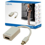 Logilink Mini DisplayPort to HDMI Adapter. 0.15m. weiß