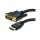 DVI-D 24+1 > HDMI (ST-ST) 2m Adapterkabel Schwarz