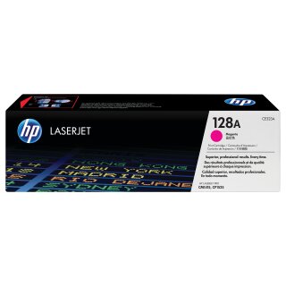 HP 128A original LaserJet Toner cartridge CE323A magenta standard capacity 1.300 pages 1-pack