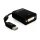 Adapter DisplayPort 1.1 Stecker > DVI Buchse Passiv schwarz