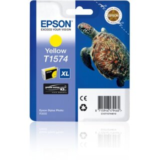 Epson Tinte 5LB T1574 ink cartridge yellow standard capacity 1-pack blister without alarm