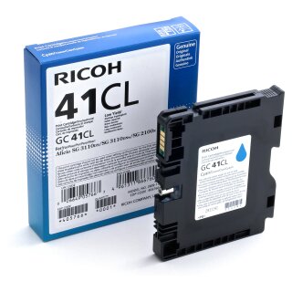 Ricoh Tinte 405766 cyan GC41CL