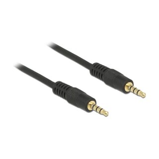 Audio Klinke 3,5mm (ST - ST)4Pol 1m