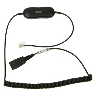 Jabra GN 1216 Anschlusskabel SmartCord QD auf RJ9 spiral
