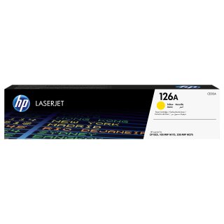 HP 126A original LaserJet Toner cartridge CE312A yellow standard capacity 1.000 pages 1-pack