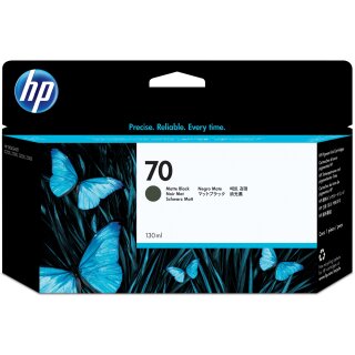 HP 70 original Ink cartridge C9448A matte black standard capacity 130ml 1-pack with Vivera Ink cartridge