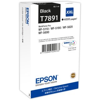 Epson Tinte T7891 black XXL T7891