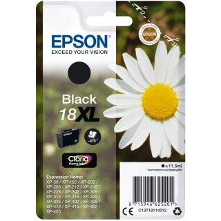 Epson Tinte 18 black XL T1811