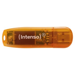 STICK 64GB Intenso Rainbow Line / orange