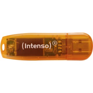 STICK RAMU 64GB Intenso Rainbow Line / orange