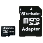 CARD 32GB Verbatim Premium MicroHC 90MB/s +Adapter