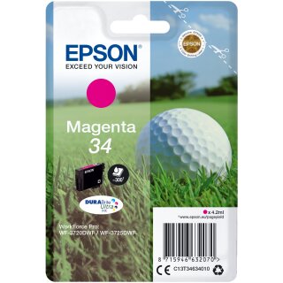 Epson Tinte 34 C13T34634010 Magenta bis zu 300 Seiten