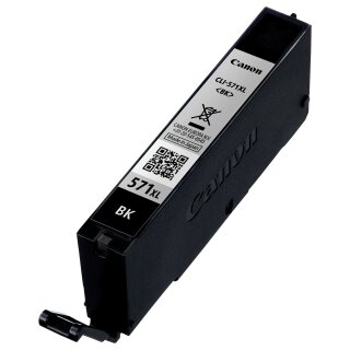 Canon Tinte CLI-571XL 0331C001 Schwarz bis zu 895 Farbfotos gemäß IISO/IEC 29102