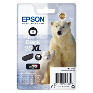 Epson T2631 26XL Photo Black NEUE VERPACKUNG