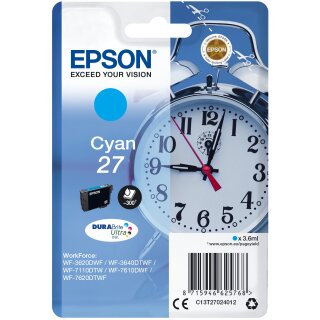 Epson 27 cyan Blister T2702 NEUE VERPACKUNG