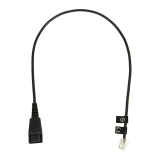 Jabra Anschlusskabel QD auf RJ10 glatt 0,5m