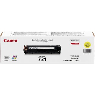 Canon Toner 731 Y yellow 1500 Seiten