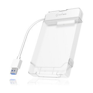 ICY BOX IB-AC703-U3 USB-A 3.0 Adapter für 2.5" SATA HDD/SSD mit Kunststoffhülle