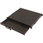 DIGITUS Schublade 1HE 483mm schwarz abschließbar