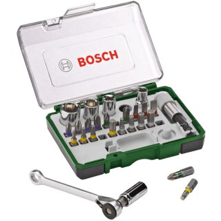 Bosch Prom 27-tlg. Schrauberbit- u.Ratschen-Set