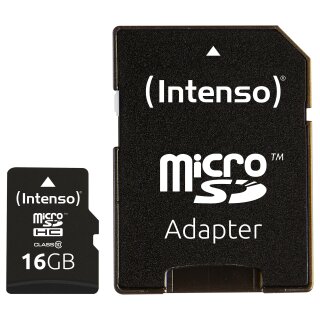 CARD Dig Z TF SDHC Intenso 16GB inkl.Adapter