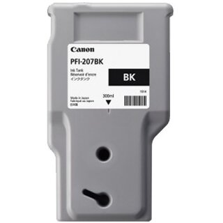 Canon Tinte PFI-207BK 8789B001 Schwarz 300ml
