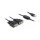Adapter USB 2.0 Typ-A > 2 x Seriell DB9 RS-232