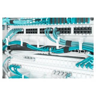 DIGITUS Rangierpanel 1HE 5x Ringe 40x60mm grau
