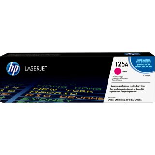 HP 125A original Colour LaserJet Toner cartridge CB543A magenta standard capacity 1.400 pages 1-pack