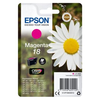 Epson T18034012 Magenta NEUE VERPACKUNG