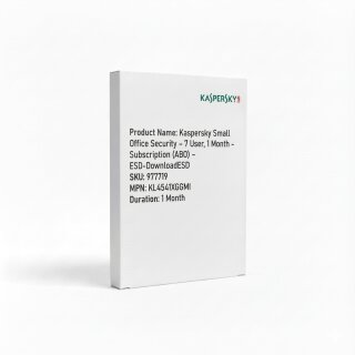 Kaspersky Small Office Security – 7 User, 1 Month - Subscription (ABO) – ESD-DownloadESD