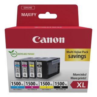 Canon Tinte PGI-1500XL 9182B010 4er Multipack (BK/C/M/Y)