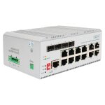 Digitus 8+4P Industrial Gigabit Ethernet PoE Switch L2...